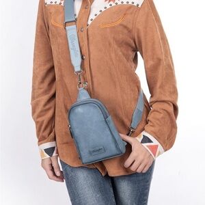 Wrangler Blue Crossbody